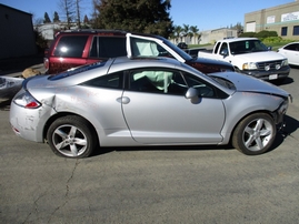 2007 MITSUBISHI ECLIPSE GS SILVER 2DR 2.4L AT 153731